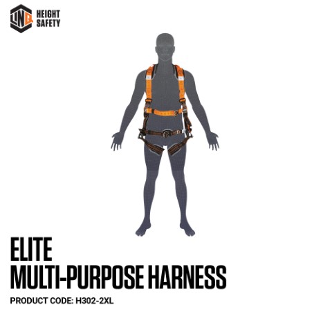 LINQ ELITE MULTI-PURPOSE HARNESS MAXI ( XL-2XL) W/HARNESS BAG